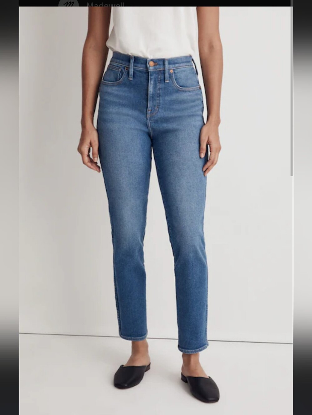 Madewell Stovepipe Skinny Jeans 30 Tall